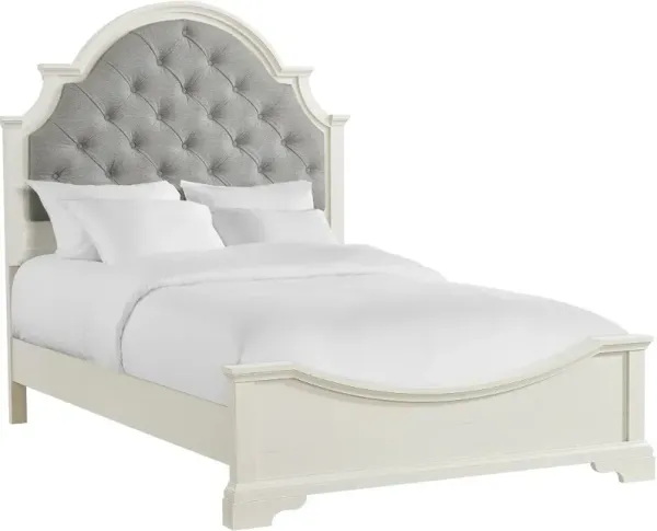 Easton White and Gray Full Bed