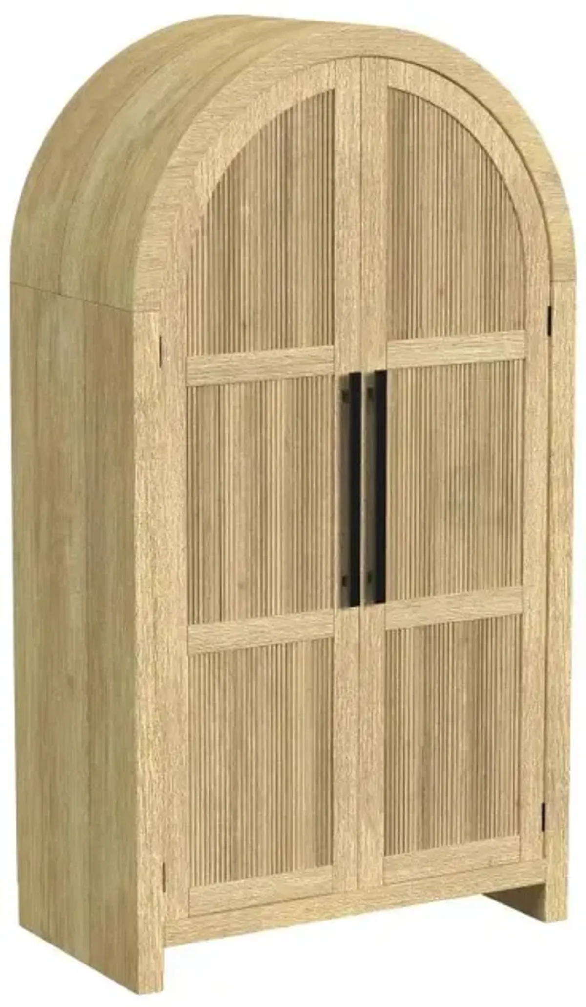 Ridgemont Natural Arched Cabinet