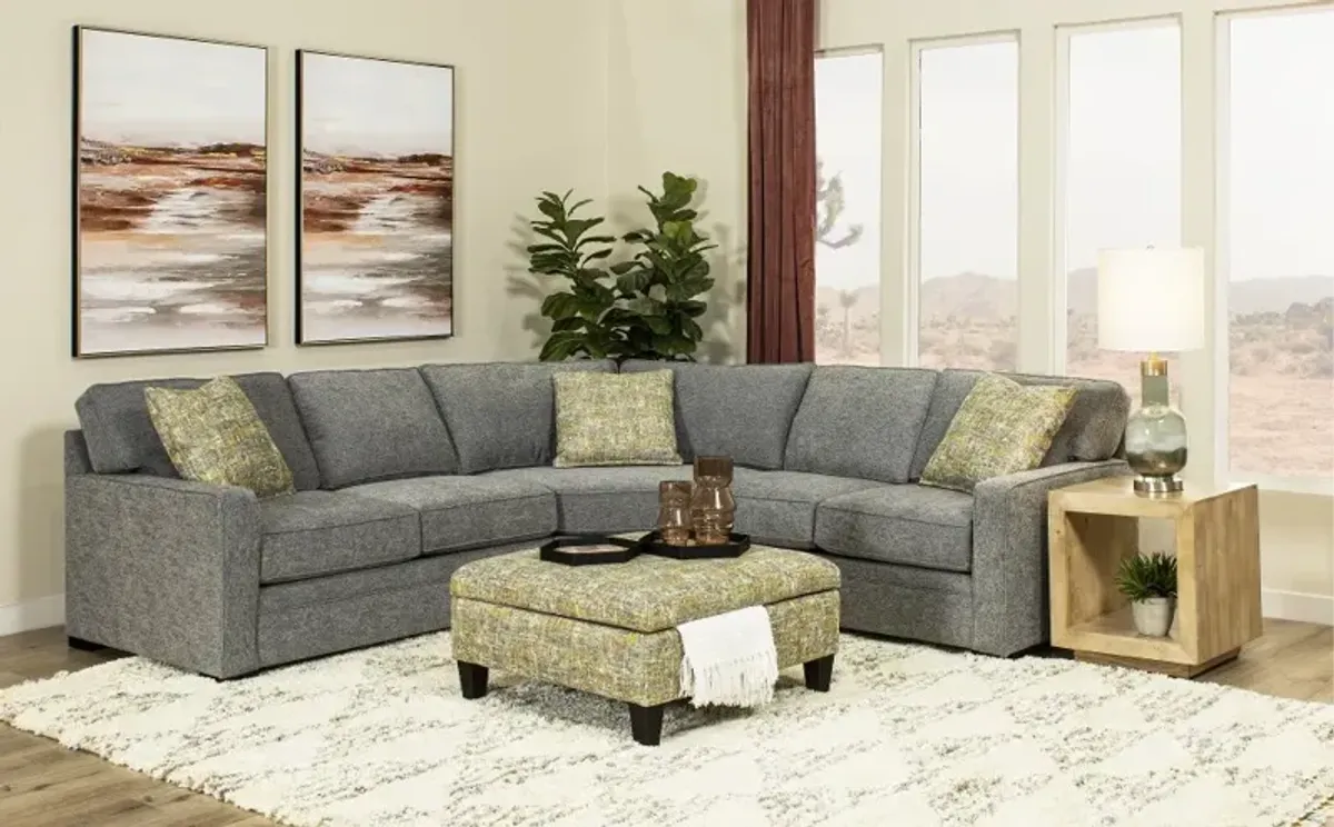 Juno Gray 3 Piece Sectional