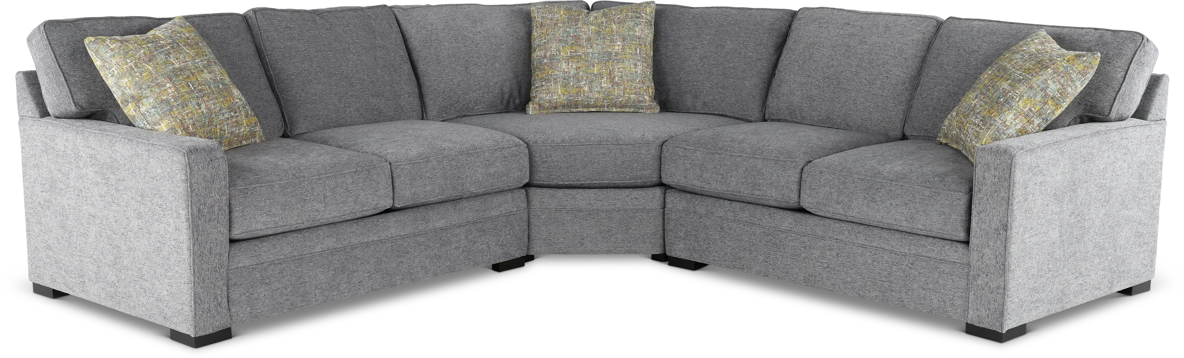 Juno Gray 3 Piece Sectional