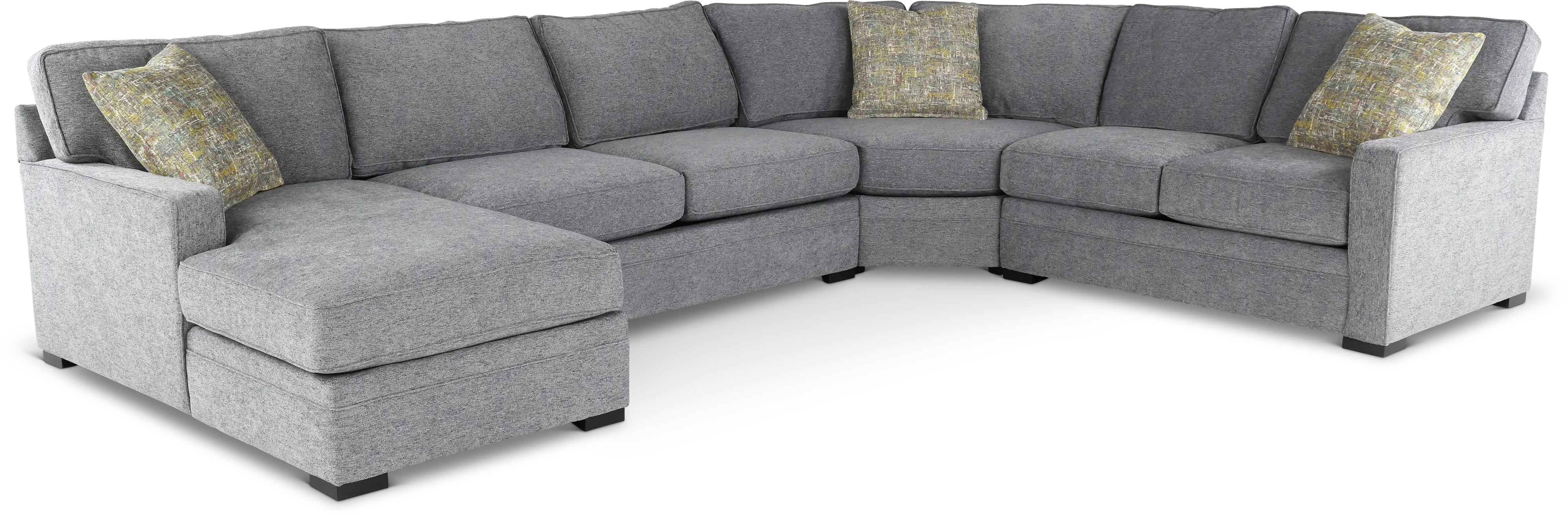 Juno Gray 4 Piece Sectional