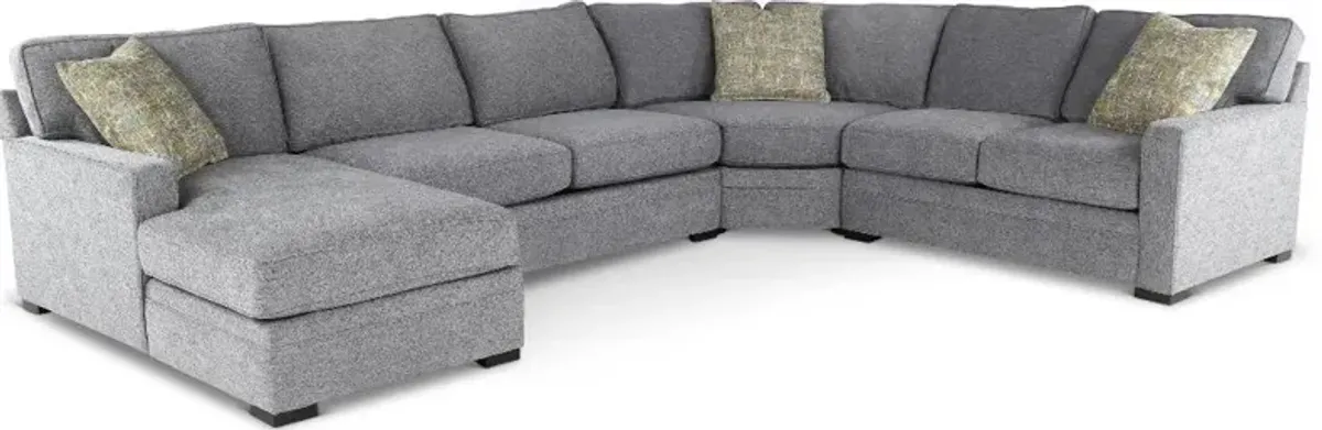 Juno Gray 4 Piece Sectional