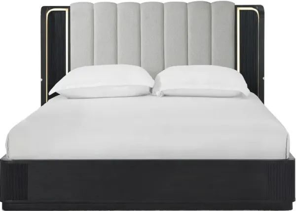 Treviso Espresso Brown Queen Platform Bed