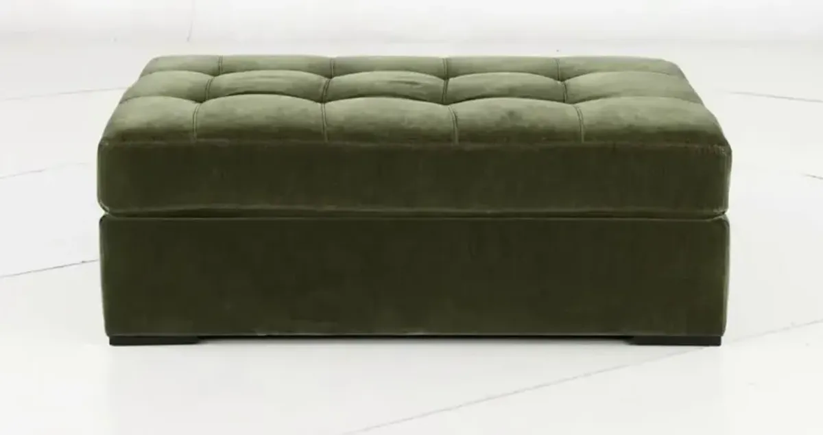 Noah Moss Green Ottoman