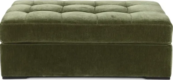 Noah Moss Green Ottoman