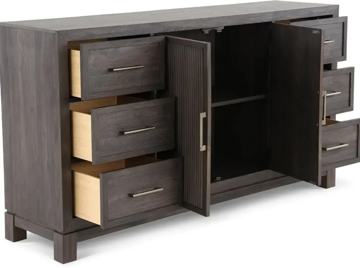 Modern Edge Brown Dresser