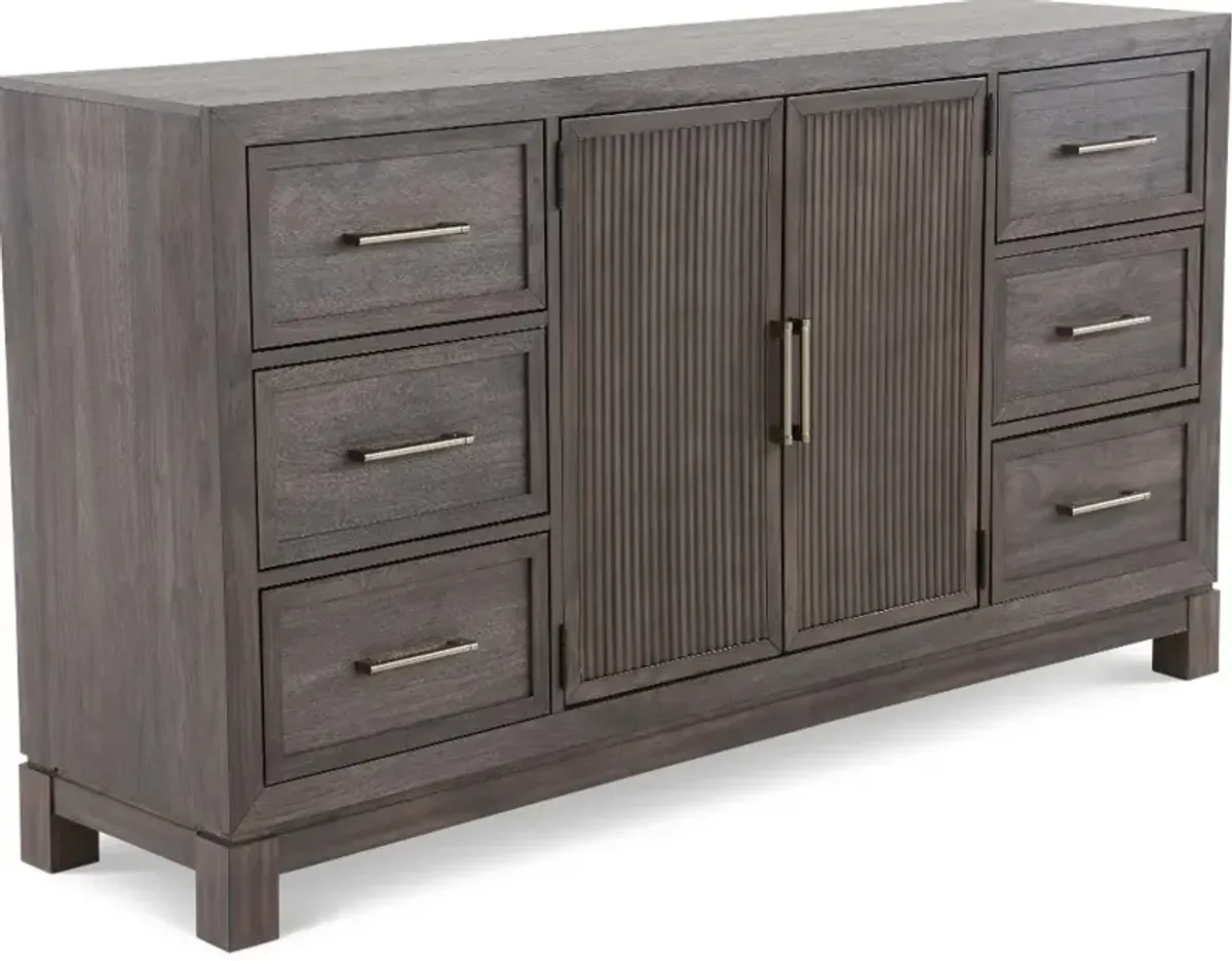 Modern Edge Brown Dresser