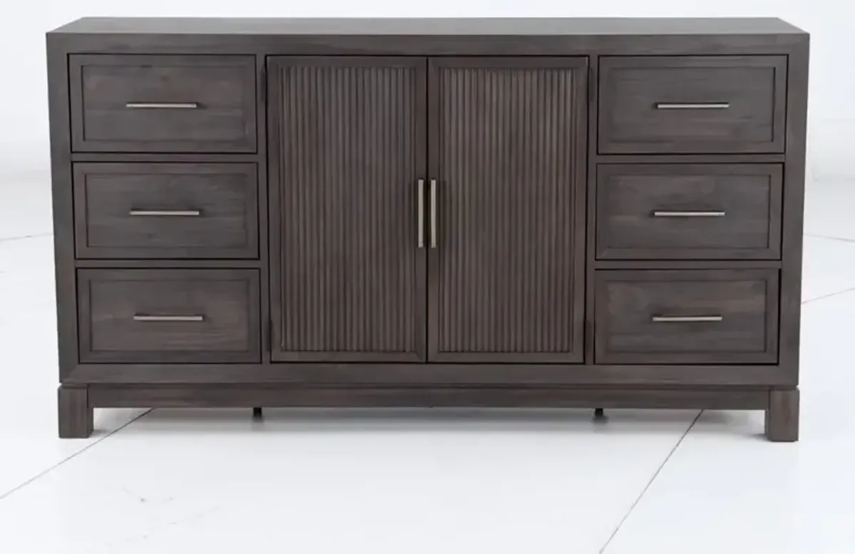 Modern Edge Brown Dresser