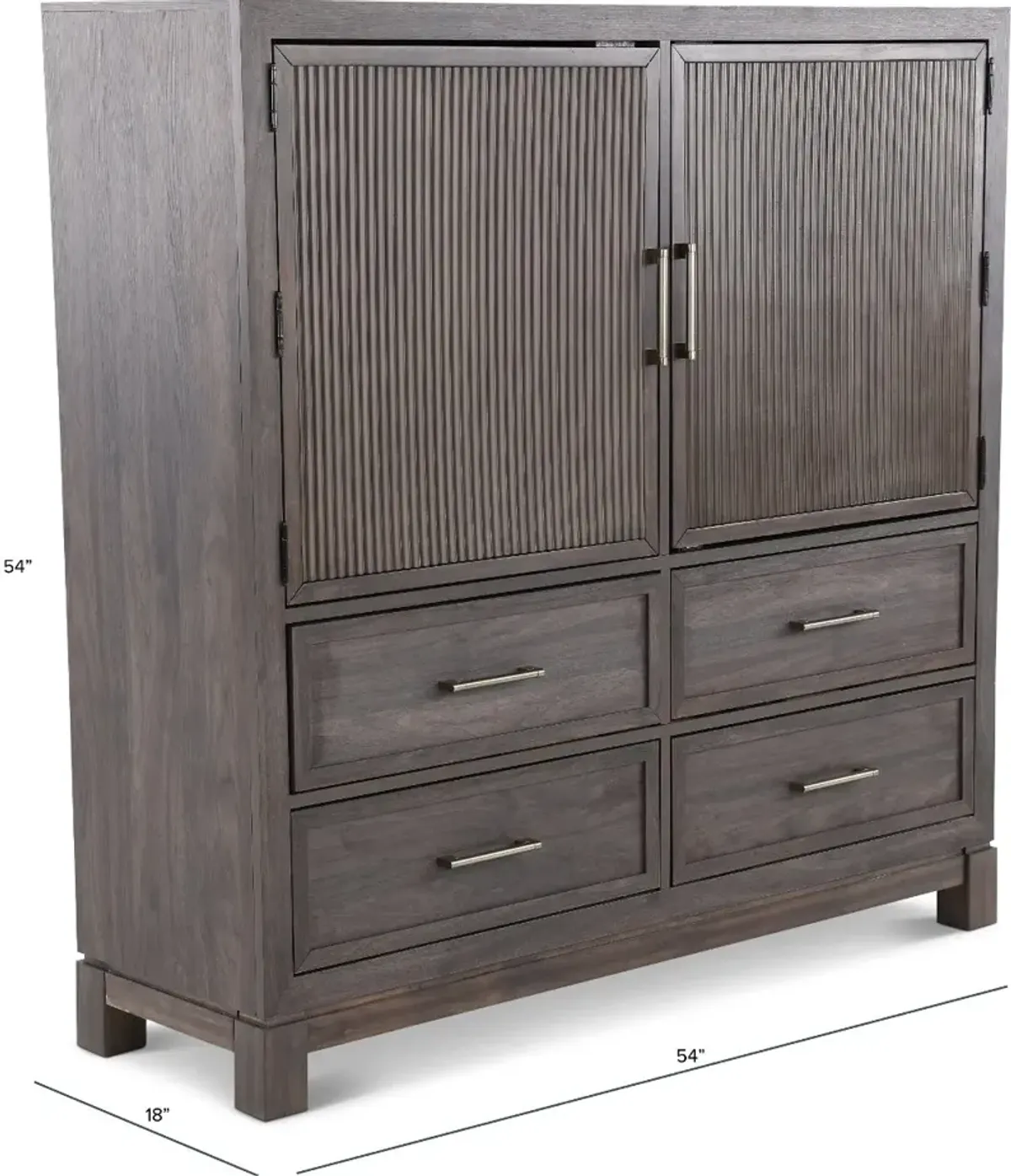 Modern Edge Brown Dressing Chest