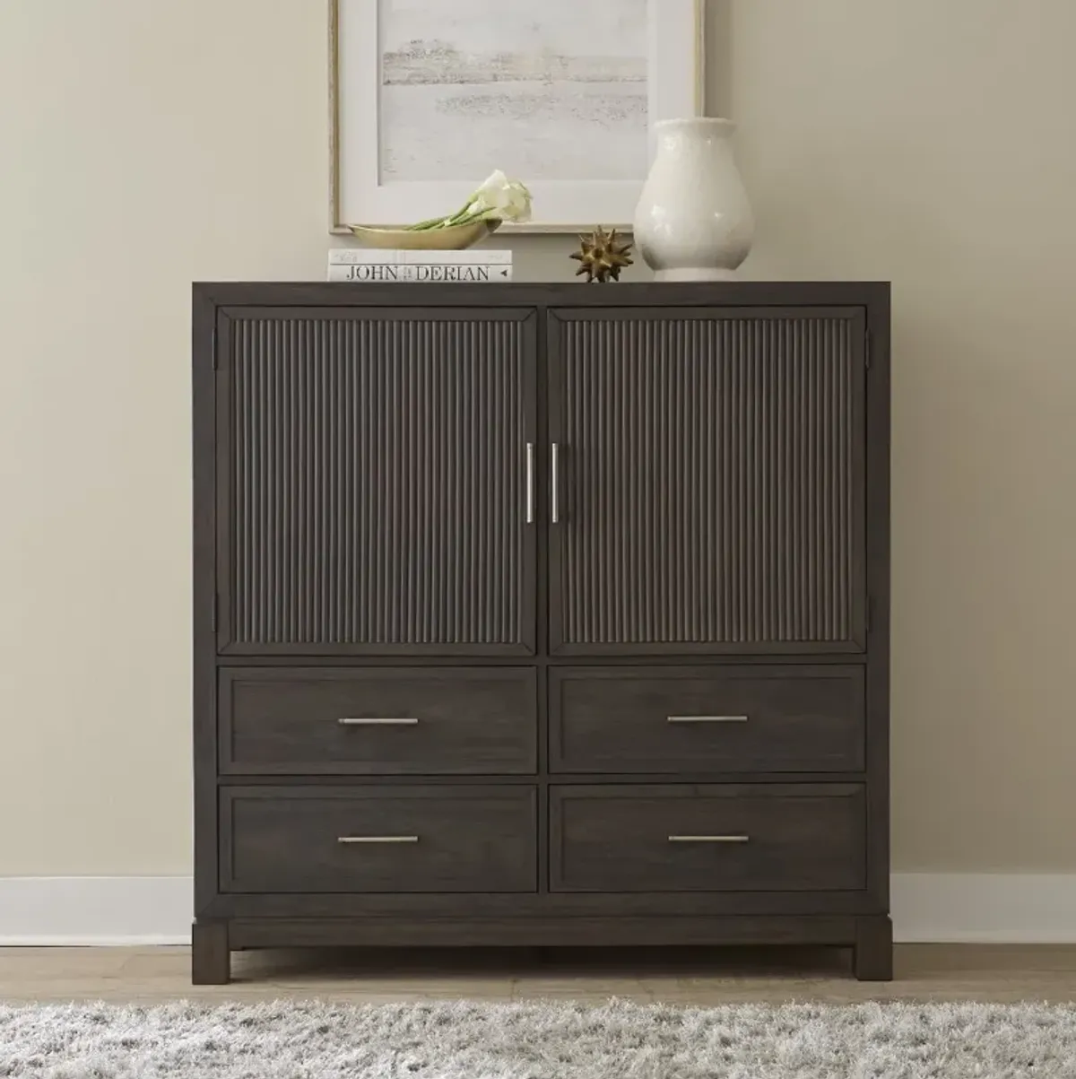 Modern Edge Brown Dressing Chest