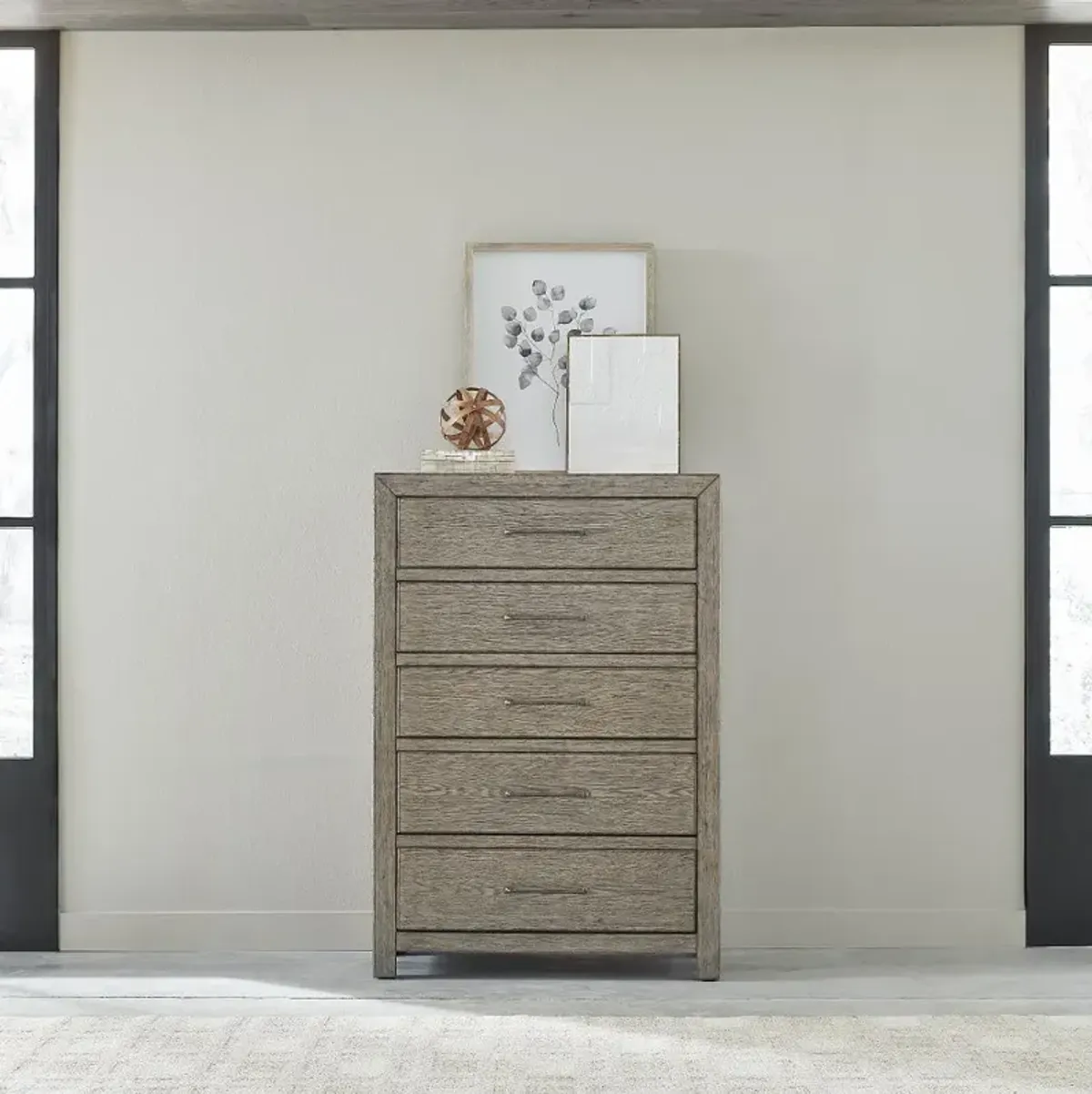 Skyview Gray Chest of Drawers