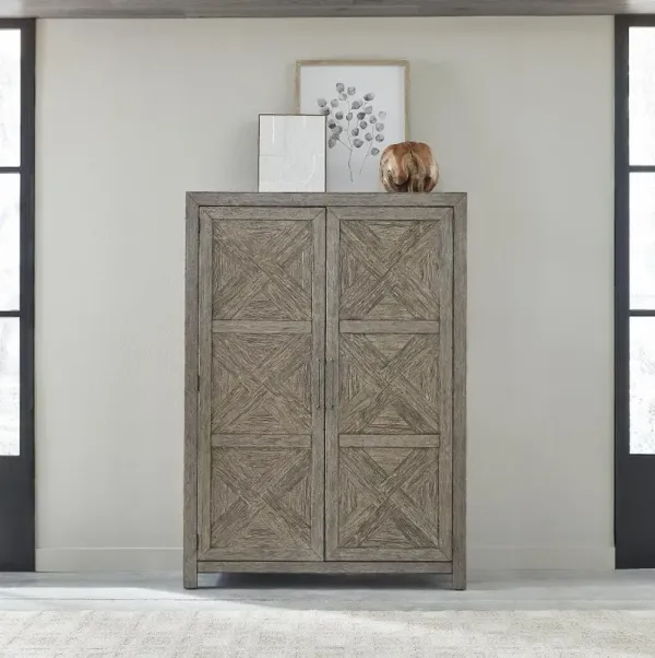 Skyview Gray Armoire