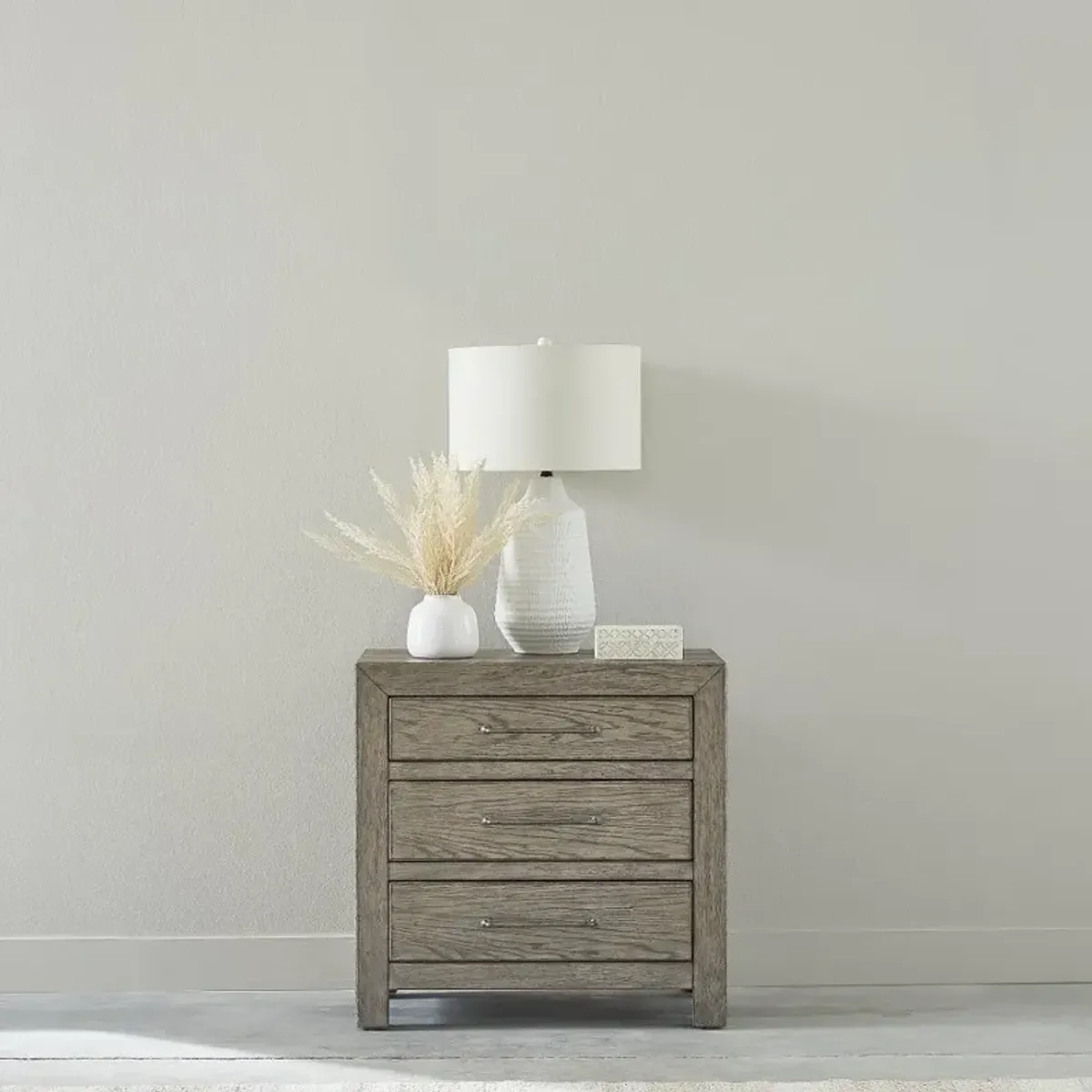 Skyview Gray Nightstand