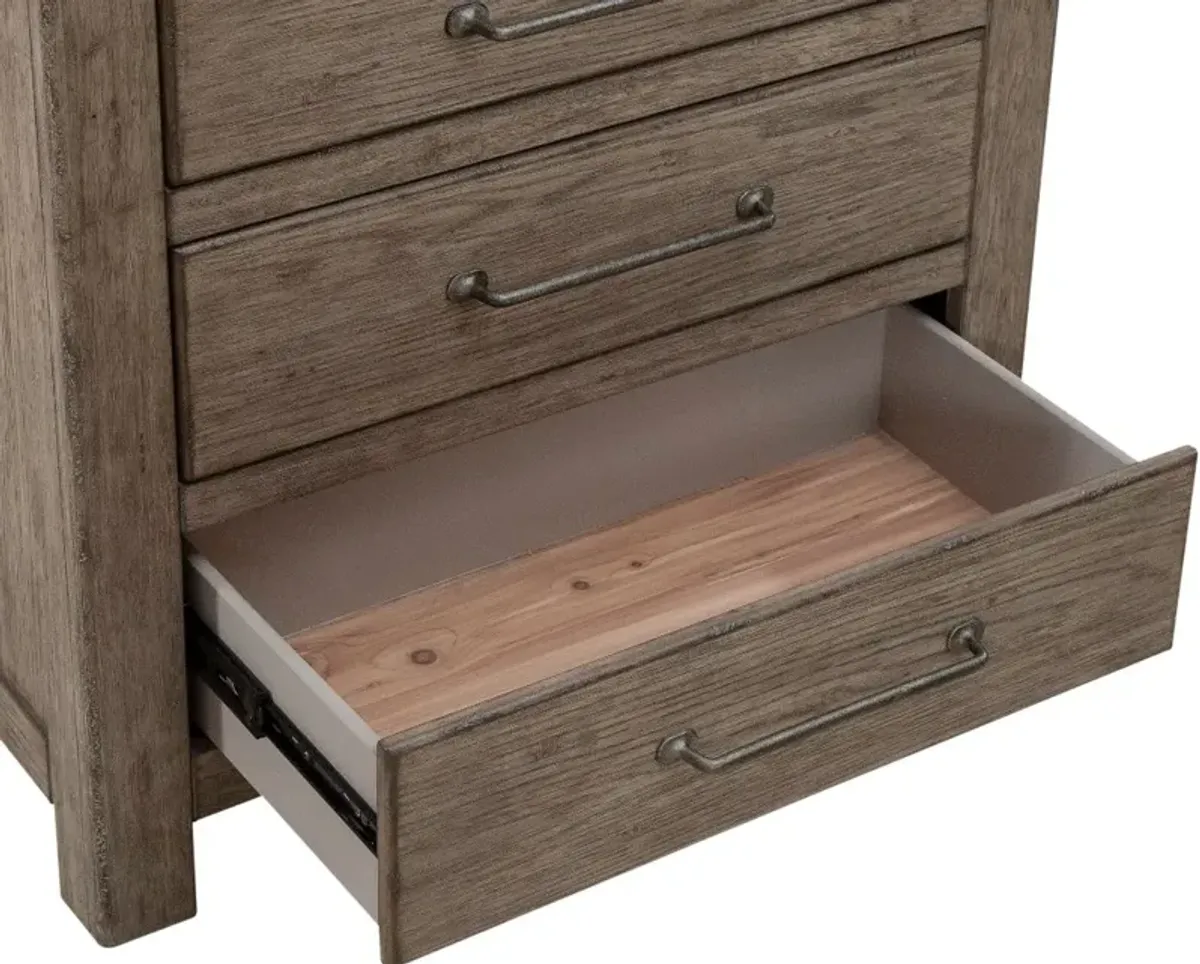 Skyview Gray Nightstand