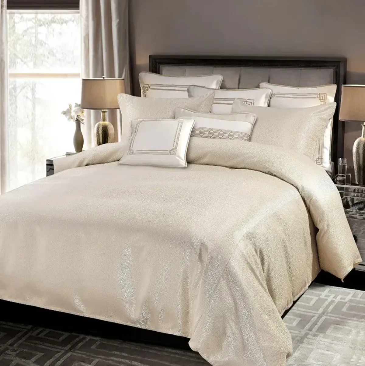 Marilyn Gold King 3-Piece Comforter Set