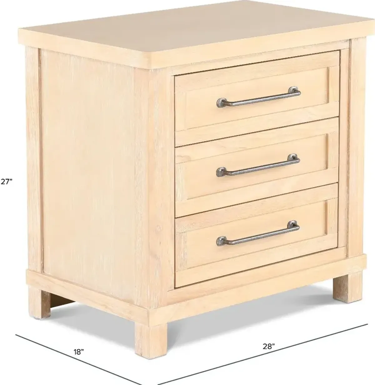 Maddy Sand Nightstand