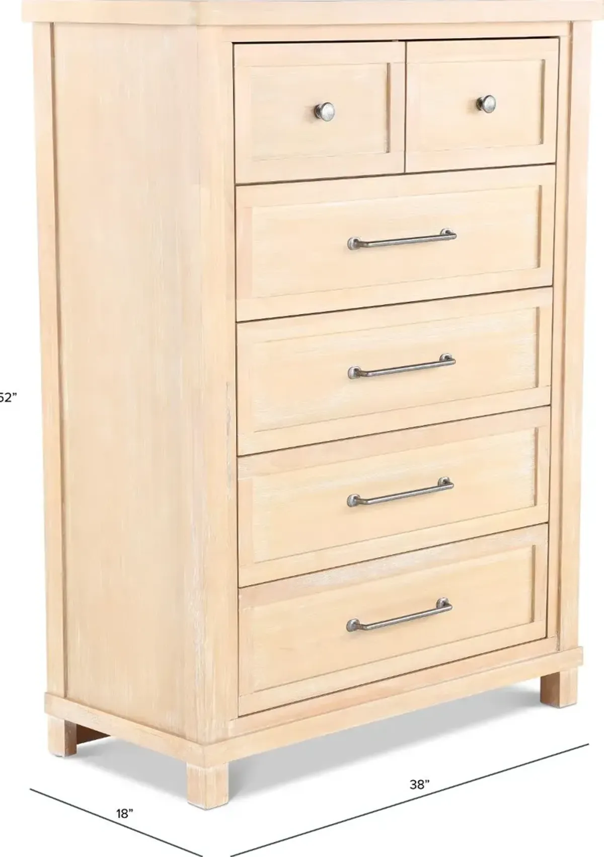 Maddy Sand Chest of Drawers