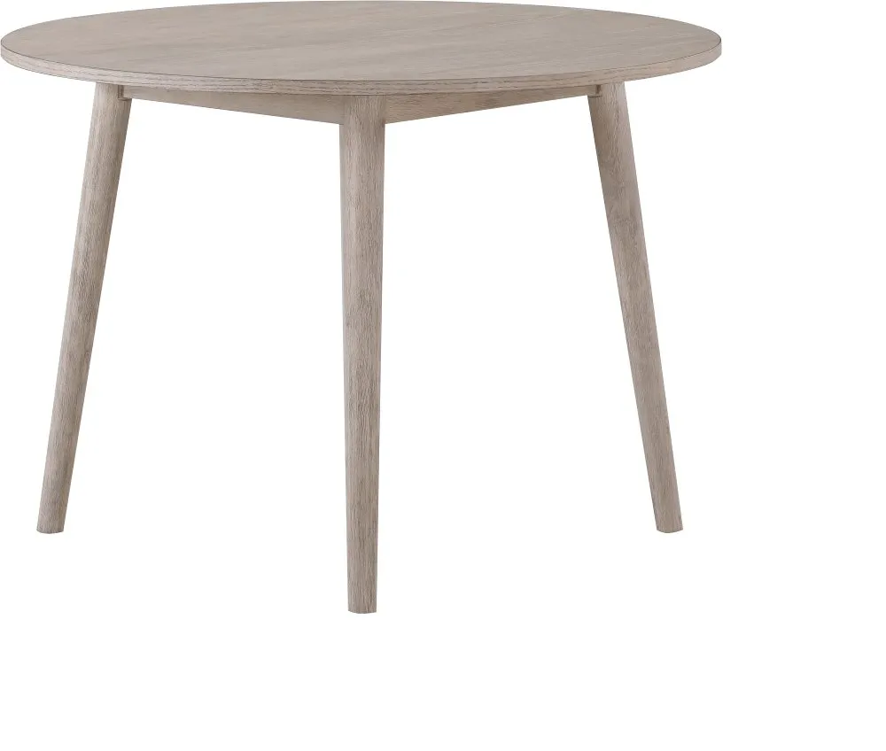 Willa Washed Tan Round Dining Table