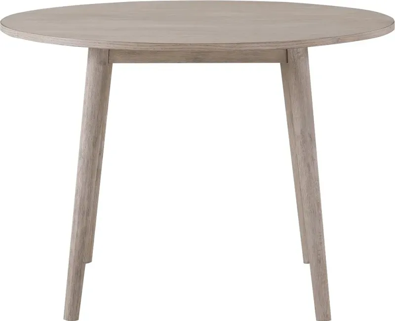 Willa Washed Tan Round Dining Table