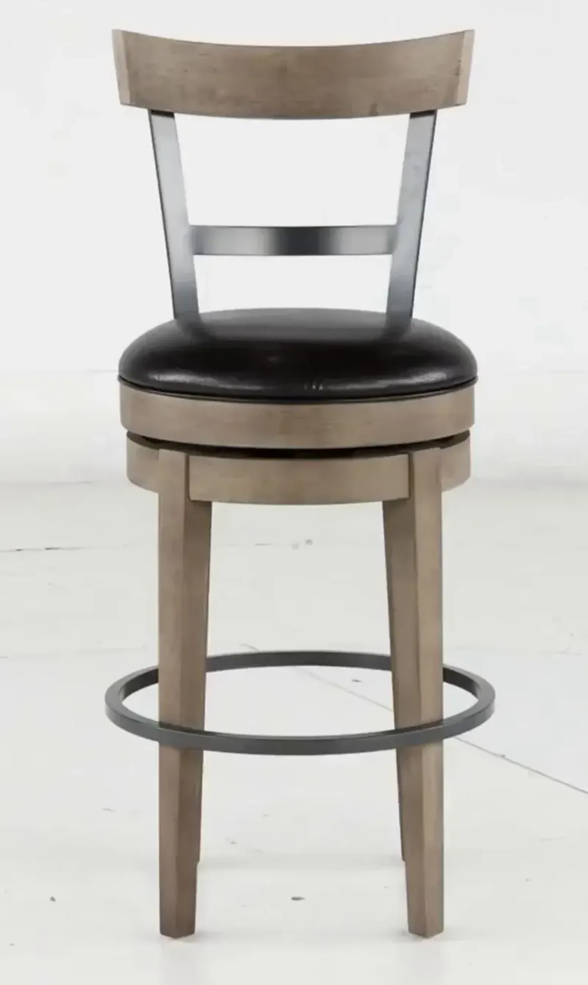 Benton Brown Bar Stool with Backrest