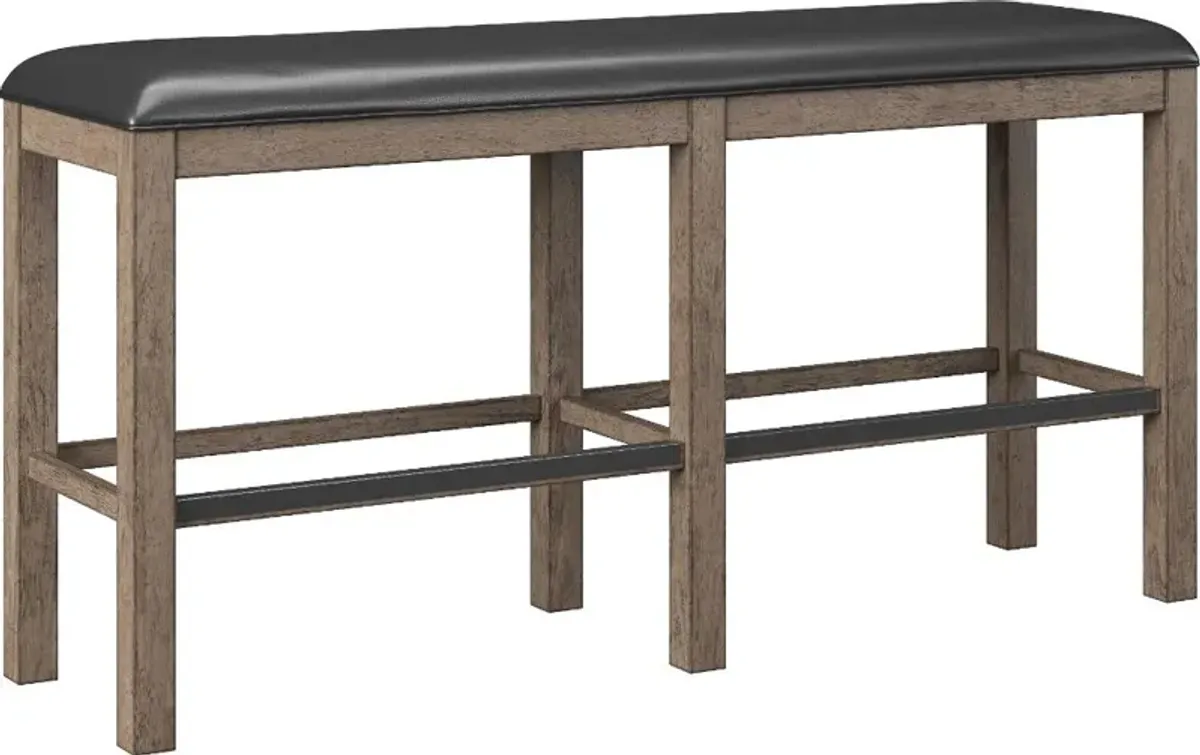 Benton Brown Bar Height Dining Bench