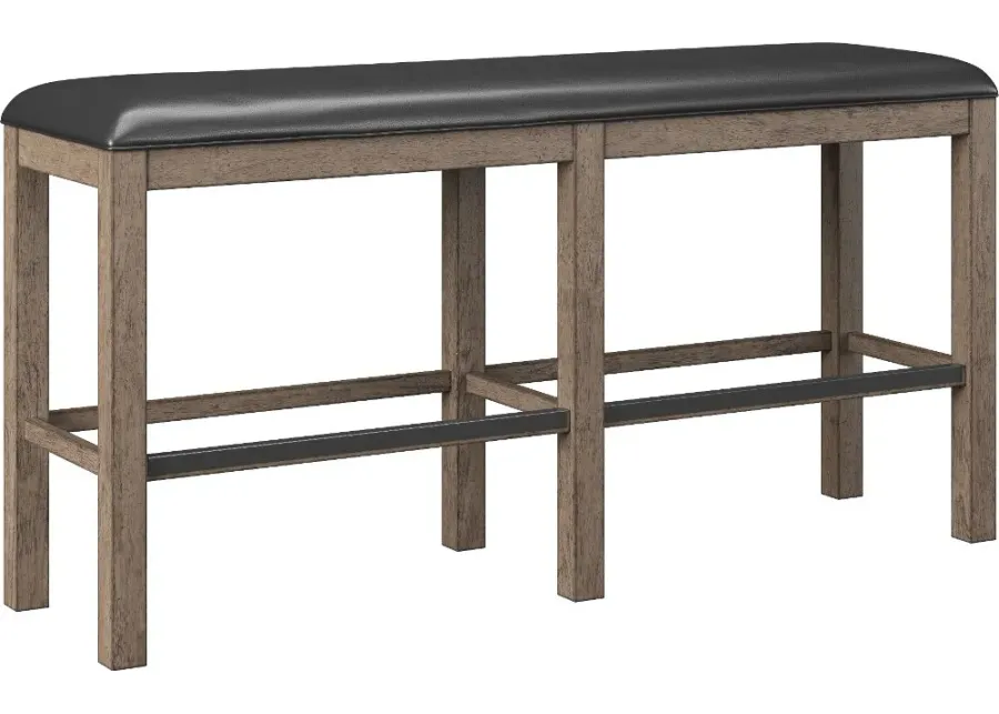 Benton Brown Bar Height Dining Bench