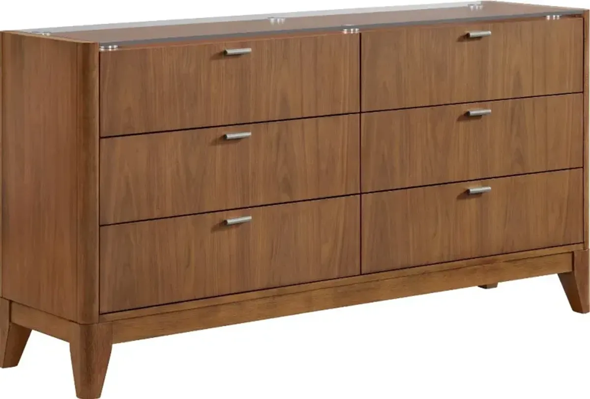 Beckton Walnut Dresser