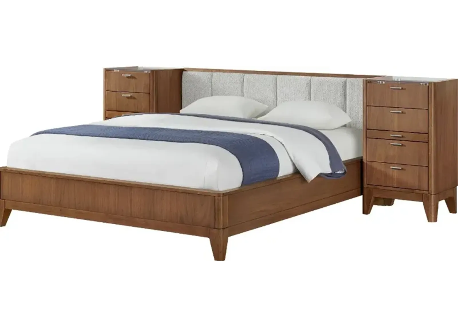 Beckton Walnut Queen Wall Bed