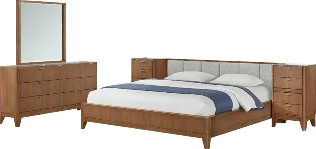 Beckton Walnut King Wall Bed