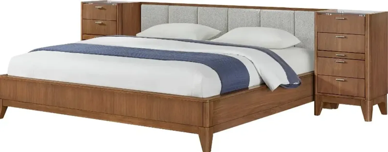 Beckton Walnut King Wall Bed