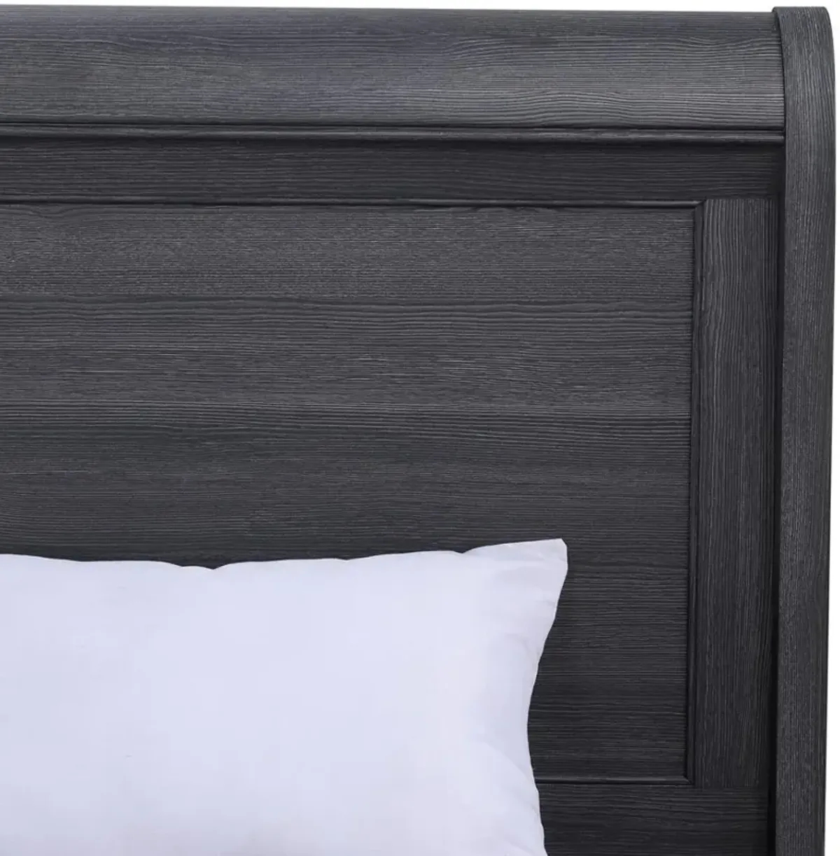 Everton Gray King Sleigh Bed