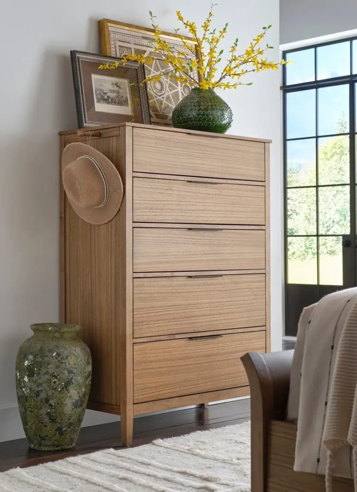 Cyrus Almond Brown Chest of Drawers