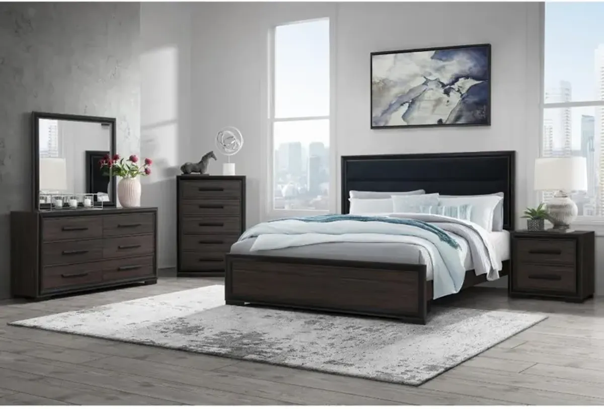 Amelia Brown Queen Bed