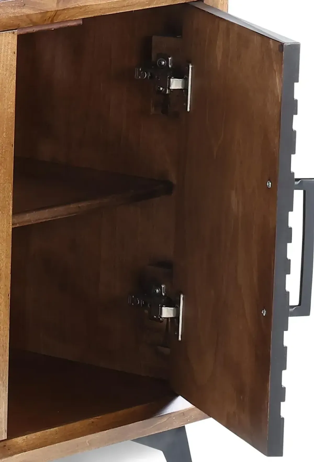 Malibu Brown 95" Fireplace TV Stand