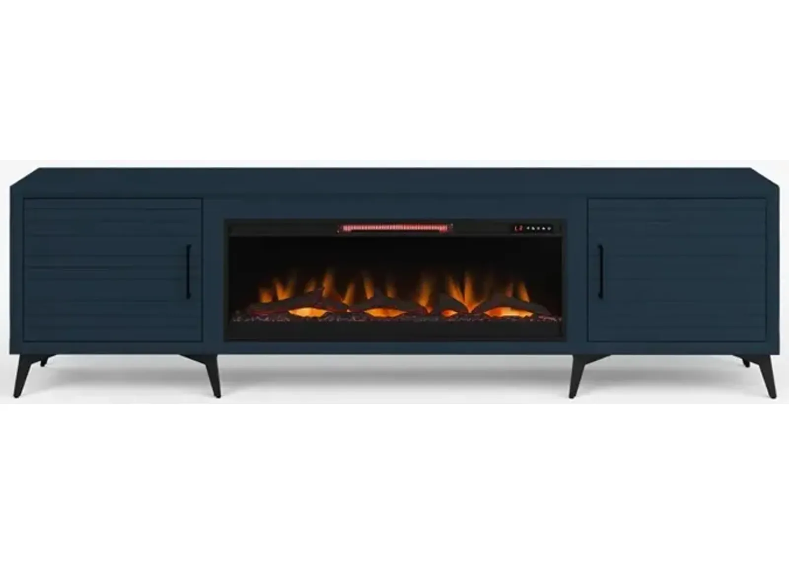 Malibu Blue 95" Fireplace TV Stand