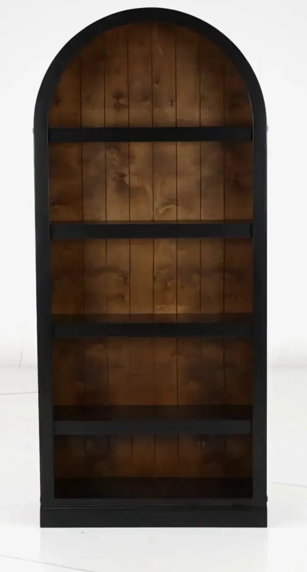 Artiste Black 72" Arch Bookcase