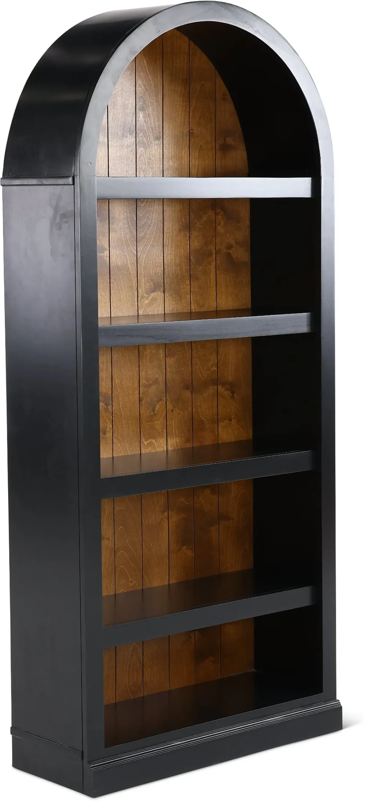 Artiste Black 72" Arch Bookcase