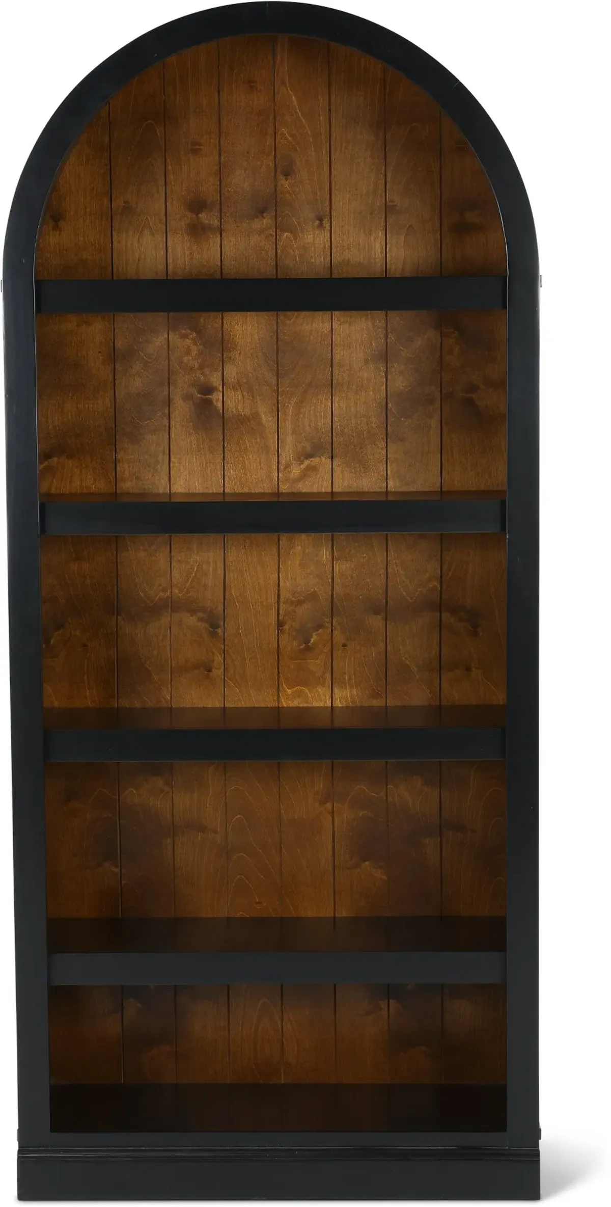 Artiste Black 72" Arch Bookcase