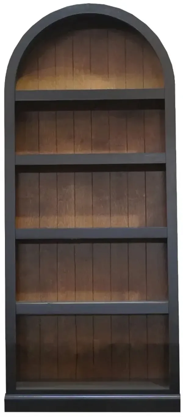 Artiste Black 72" Arch Bookcase