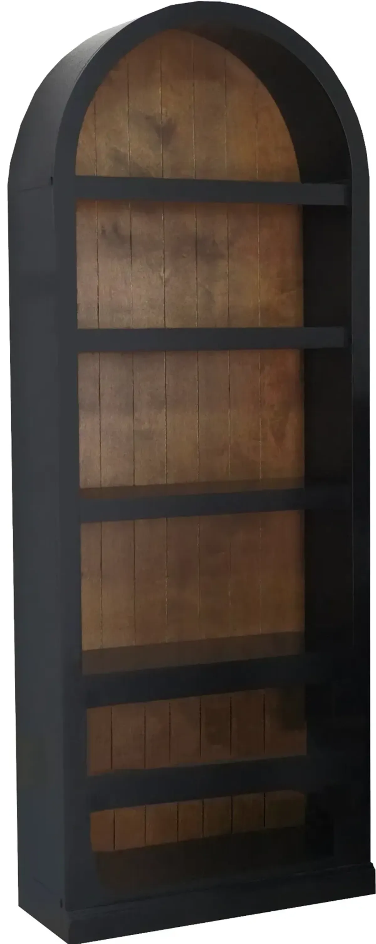 Artiste Black 84" Arch Bookcase