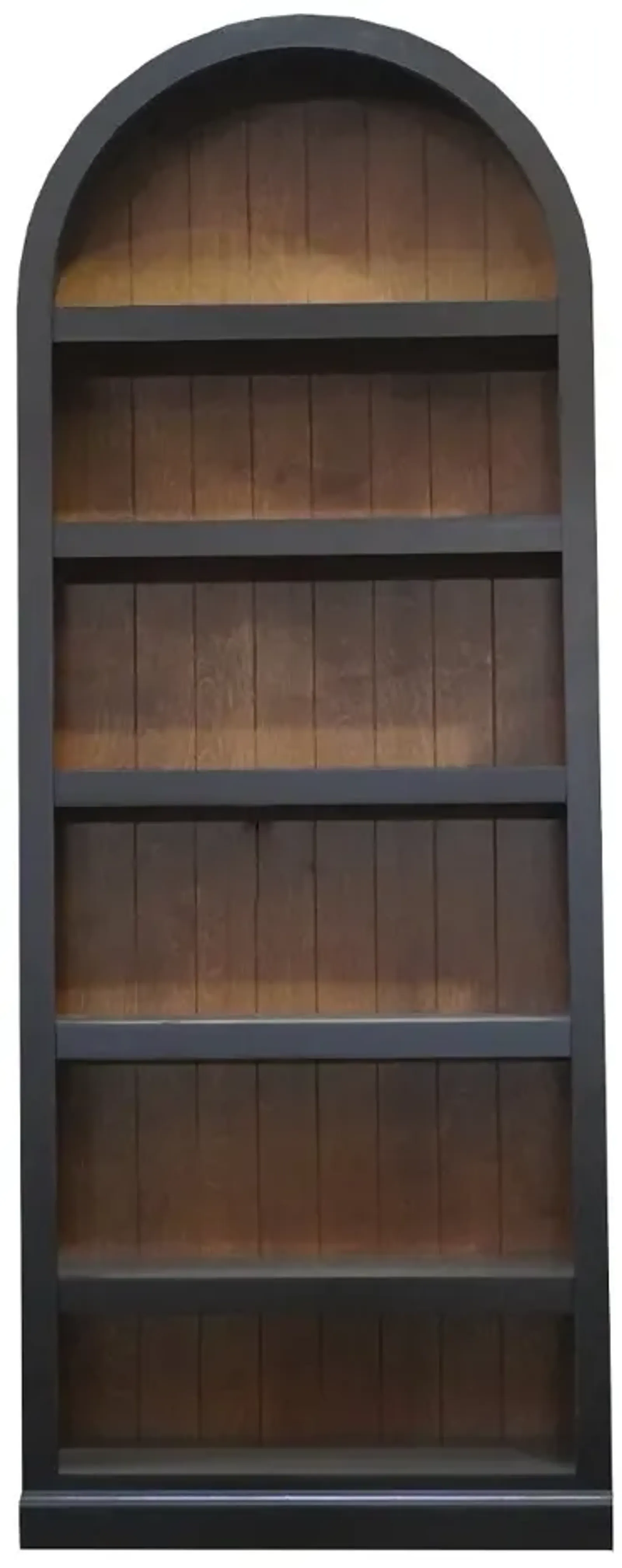 Artiste Black 84" Arch Bookcase