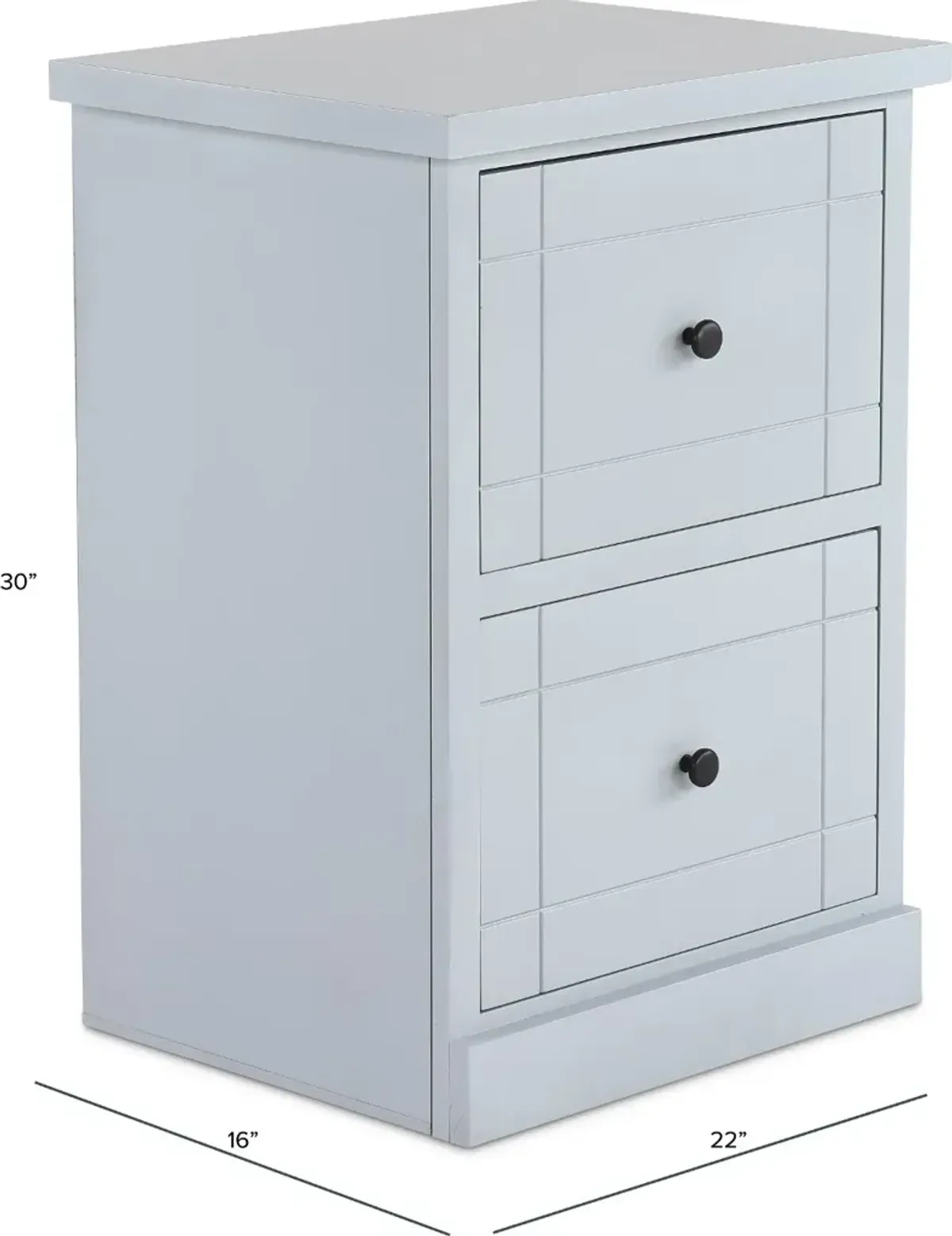 Elliott Gray File Cabinet