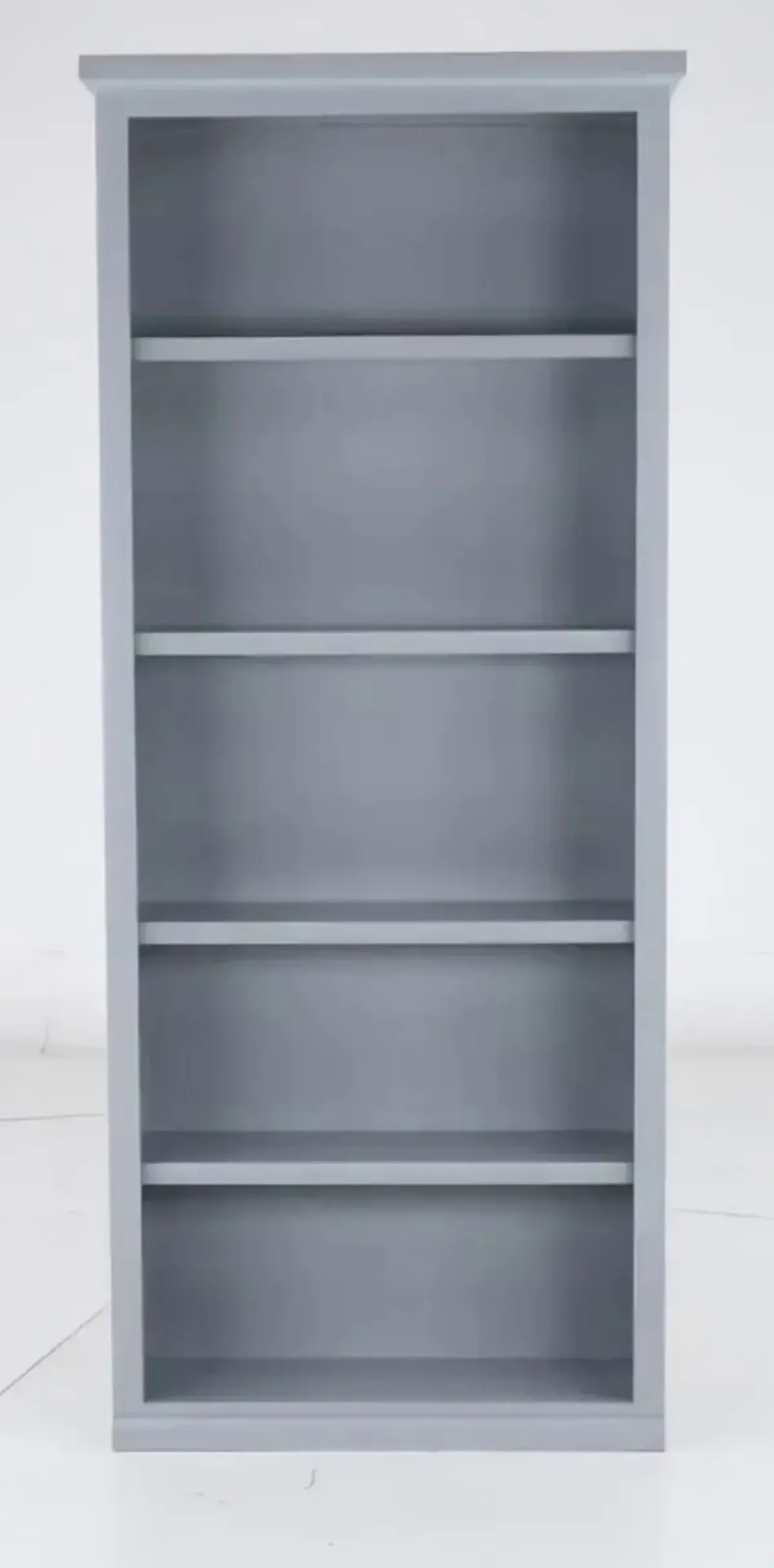 Elliott Gray 4-Shelf Bookcase