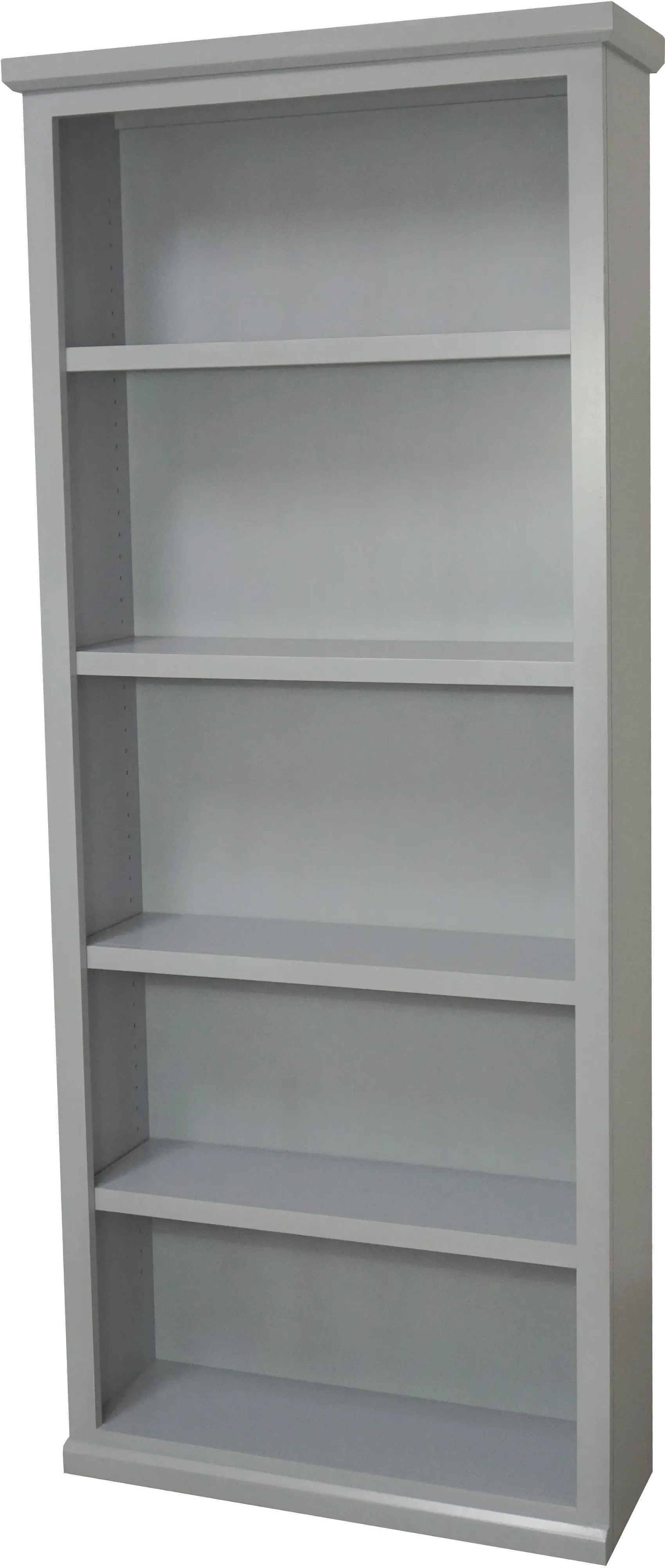 Elliott Gray 4-Shelf Bookcase