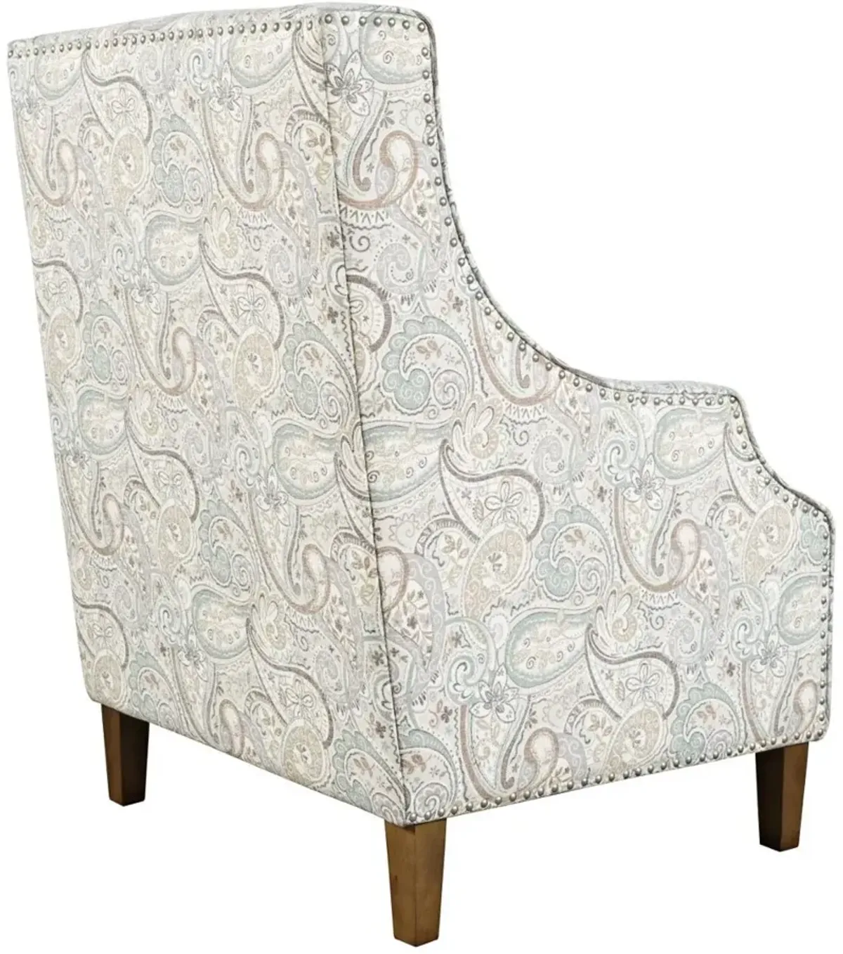 Duval Paisley Sage Accent Chair