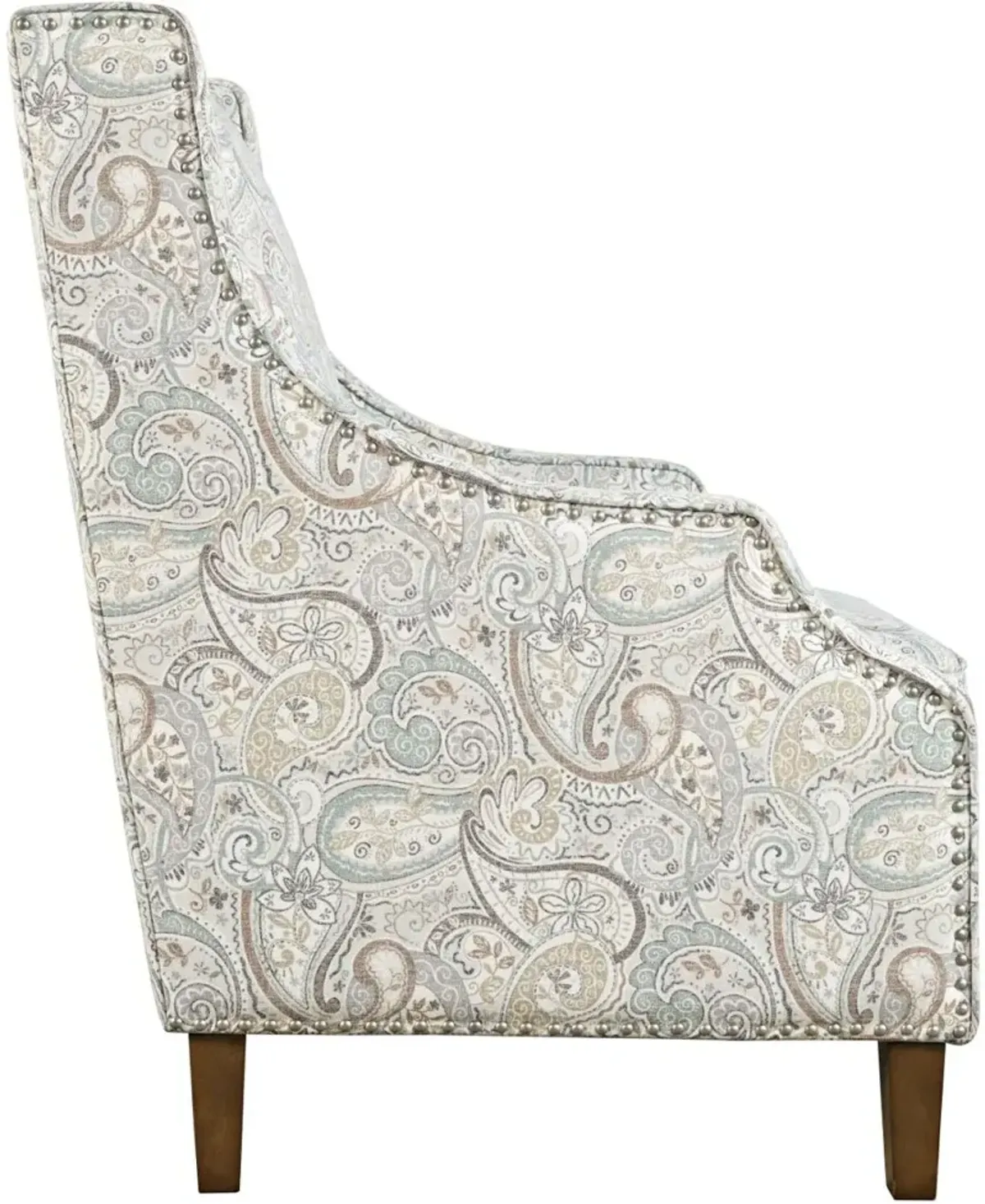 Duval Paisley Sage Accent Chair