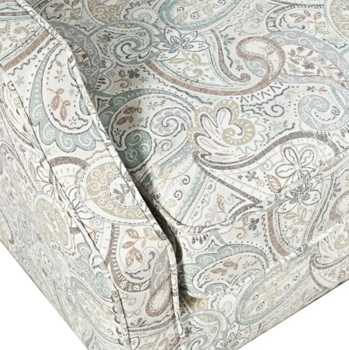 Duval Paisley Sage Accent Chair