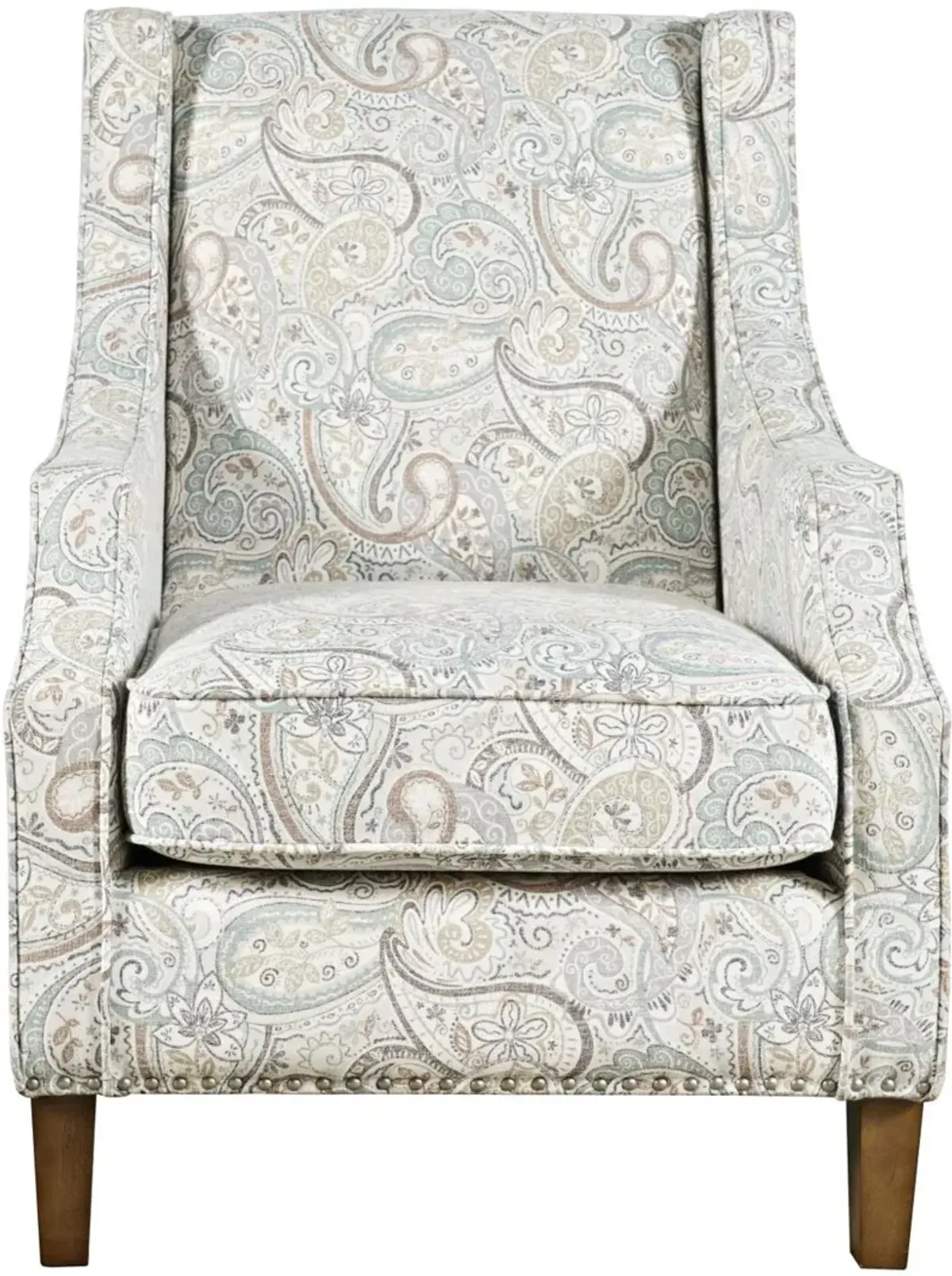 Duval Paisley Sage Accent Chair