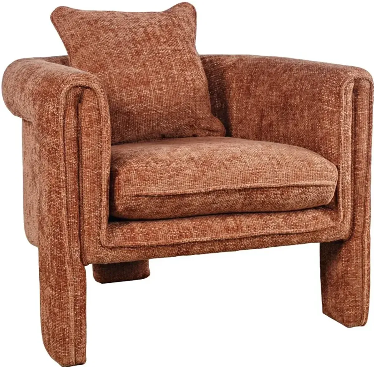 Adley Garnet Rust Accent Chair