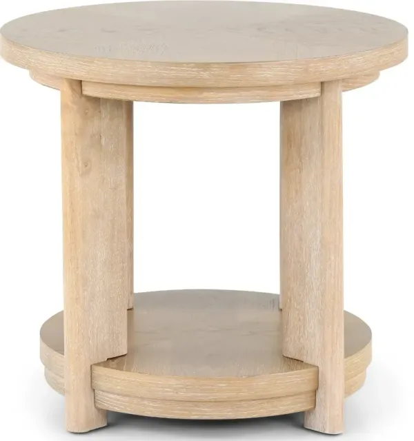 Pacific Grove Sandstone Brown End Table